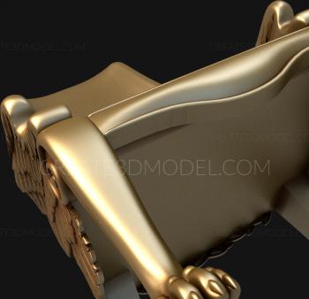 Armchairs (KRL_0108) 3D model for CNC machine